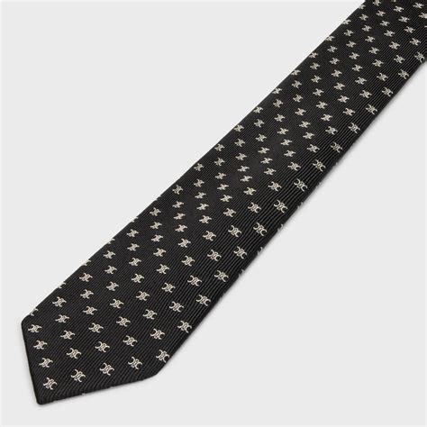 THIN TIE IN MINI TRIOMPHE SILK JACQUARD 